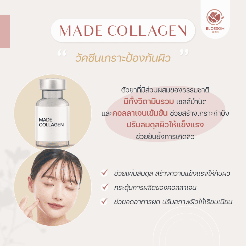 Made Collagen คืออะไร? | โปรแกรม กู้ผิวหน้า เด้งใส