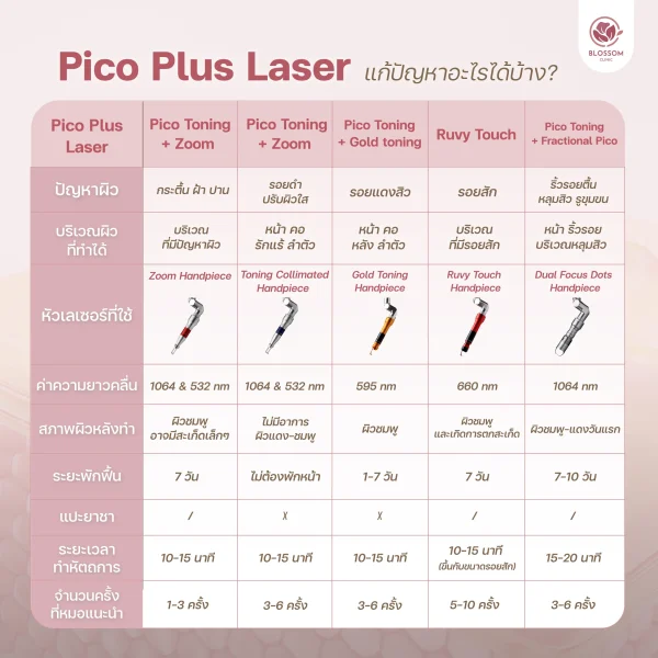 โปรแกรม Pico Laser แก้ปัญหาอะไรได้บ้าง